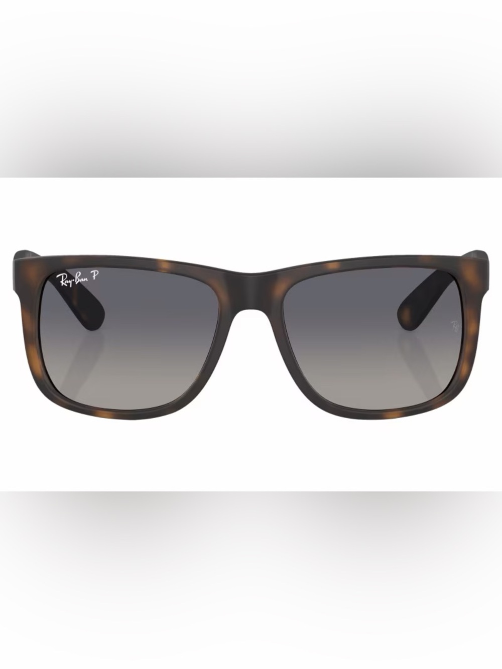 Ray-Ban Unisex JUSTIN Tortoiseshell Frame Sunglasses Gradient Lenses w/ Case